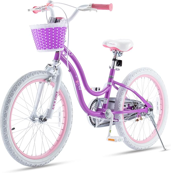 RoyalBaby Girls Bike Classic & EZ Kids Bike, Balance and Pedal Bicycle, 12 14 16 18 20 Inch Toddlers to Big Kids 3-10 Years