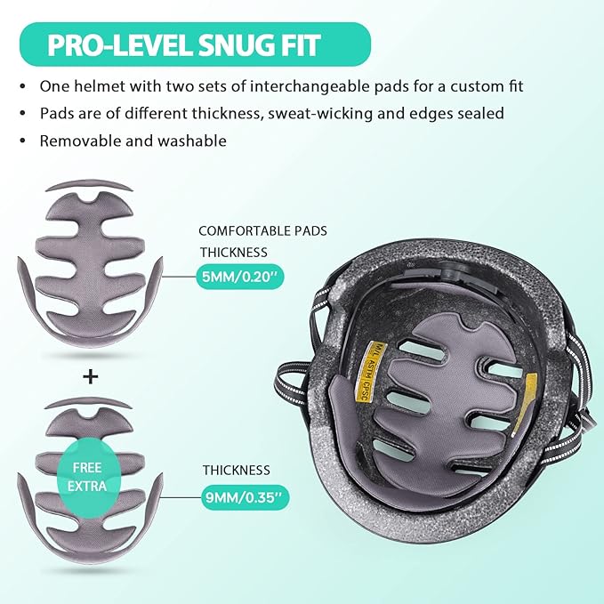 Kids Bike Helmet Ages 3-5-8-14, CPSC ASTM CPSIA Certified Toddler Helmet