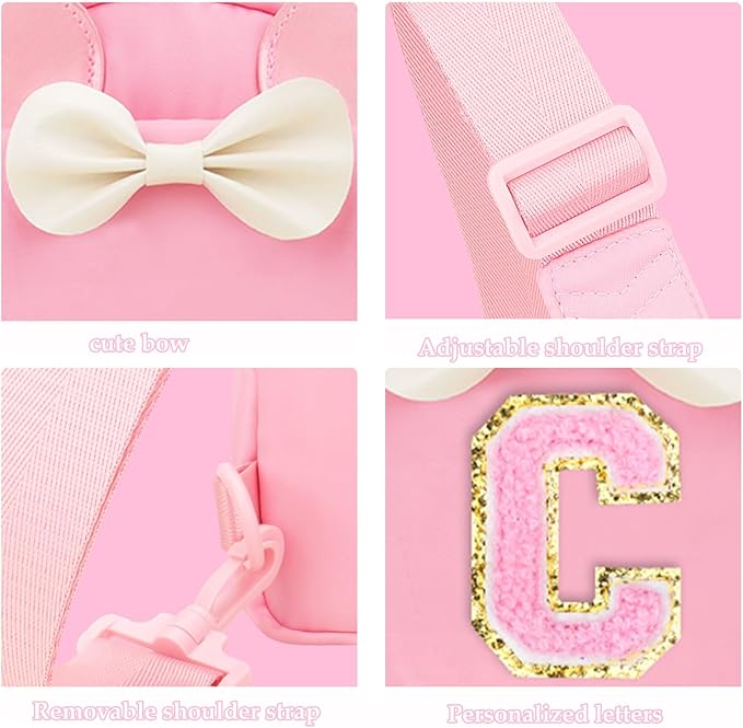 Birthday Gifts for 3 4 5 6 7 8 9 10 Year Old Girls Small Initial Sling Bag Crossbody Bag Fanny Pack for Girls R