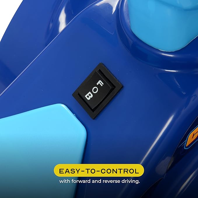 Paw Patrol Chase 6V Quad for Kids - Powerful and Safe Ride-On Toy with Rechargeable Battery, Forward and Reverse Driving, Foot Peddle, Ages 2-3