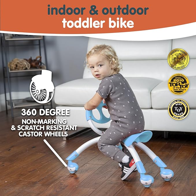 Pewi Walking Ride On Toy - From Baby Walker to Toddler Ride On for Ages 9 Months to 3 Years Old
