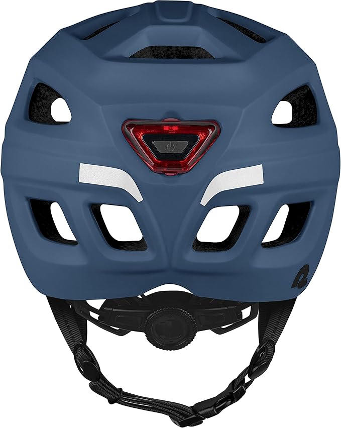 Retrospec Lennon Bike Helmet with LED Safety Light Adjustable Dial & Removable Visor