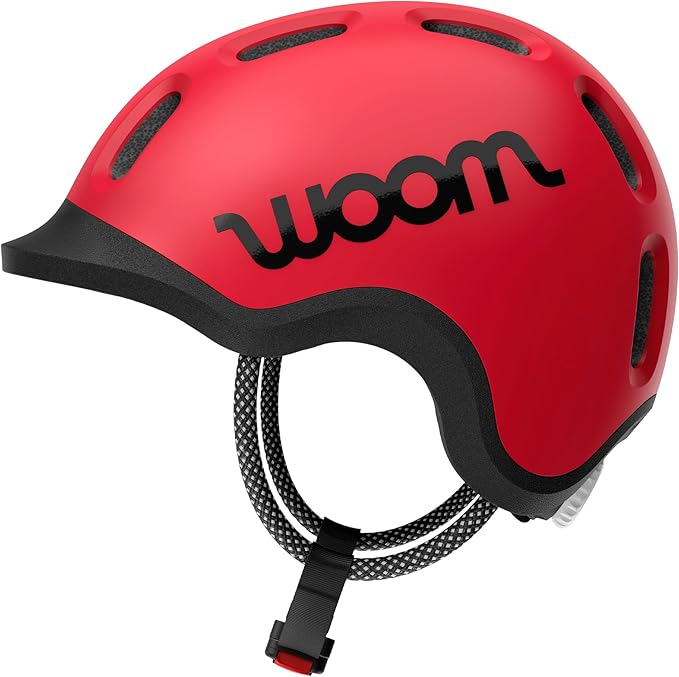 woom Ready Kids' Helmet, Adjustable Pinch-Free Children's Helmet with Reflective Details for Bicycle Riding, Roller Skating & Scooting, for Boys & Girls (Ages 1-14)
