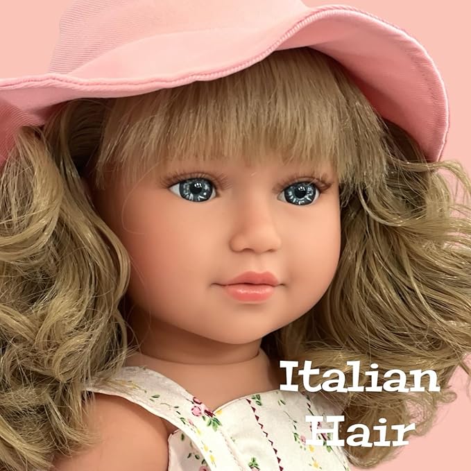 Kennedy and Friends 18 Inch Fashion Dolls- Tilt and Pose Feature and All Vinyl (F02- Aln)