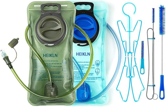 Hydration Bladder 1.5L-2L-3L,Leak Proof Water Reservoir, BPA Free Military Water Storage Bladder Bag Hydration Pack Replacement Easy Clean for Bicycling Hiking Camping Hunting Running