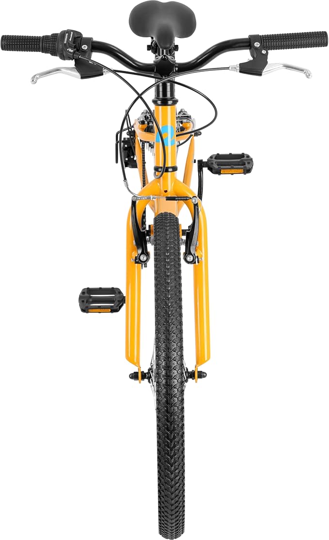 Retrospec Dart 20 & 24 Inch Kids Bike - 7-Speed Hybrid Bicycle for Ages 6-11 with 29in All-Season Tires & Shock Absorption - Adjustable Height Youth Bike with V-Brakes & Smooth Gear Shifting