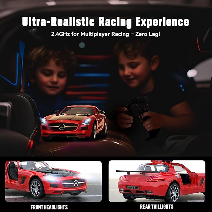 Remote Control Car Officially Licensed Mercedes-Benz AMG GT 1:14 RC Race Car for Boys Girls Birthday Gift (red)