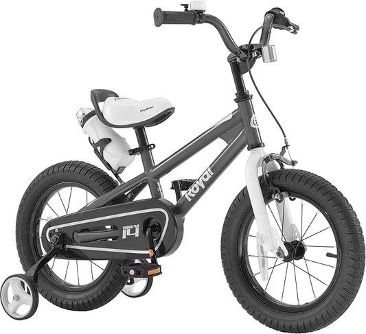RoyalBaby Kids Bike EZ Freestyle Training Free Balance to Pedal Easy Learning Bicycle, 12-18 Inch for Toddlers to Big Kids