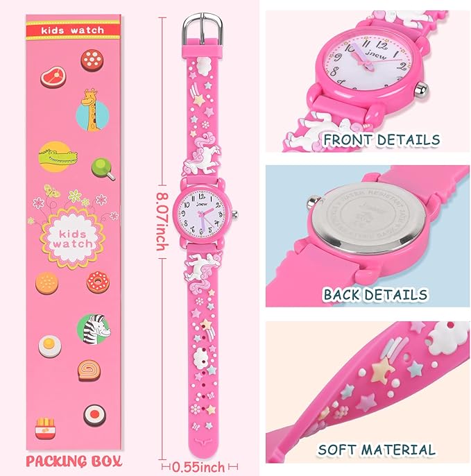 Toddler Watches for Girls - Best Toys Gifts for Girls Age 3 4 5 6 7 8