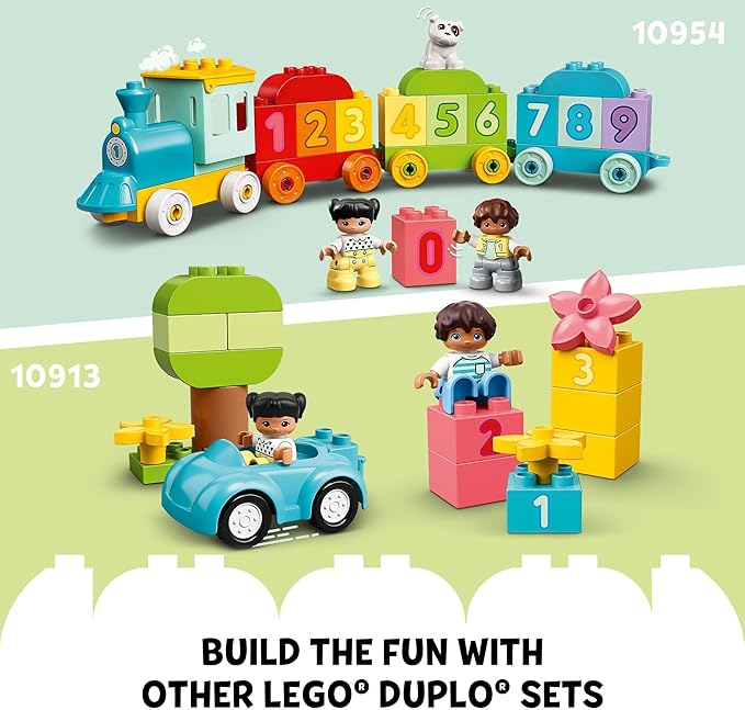 LEGO DUPLO Town Alphabet Truck Toy - Toddler Learning & Educational Toys for Preschool, Ages 2+ - Alphabet Blocks for Boys & Girls - Baby Gift Ideas for Birthdays - 10421