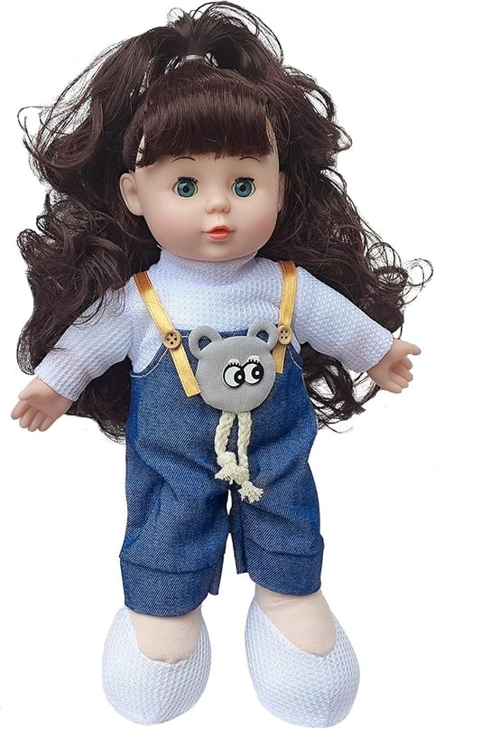 13 Inch Soft Baby Dolls,Realistic Baby Doll with Hair and Blinking Open/Closed Eyes,Silicone Baby Dolls for 2 3 4 5+ Years Girl,Real Life Dolls for Girls