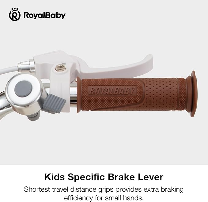 RoyalBaby Girls Bike Classic & EZ Kids Bike, Balance and Pedal Bicycle, 12 14 16 18 20 Inch Toddlers to Big Kids 3-10 Years