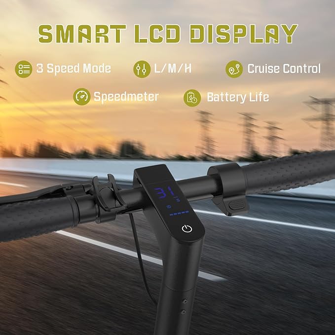 E Scooter for Adults 19-22 MPH 350/500W Motor 281/441Wh Battery,8.5"/10" Tires,Motorized Scooter Up to 22 Miles Range, Foldable Scooter with Double Shock Absorption/Bearing 265 LBS/APP Control