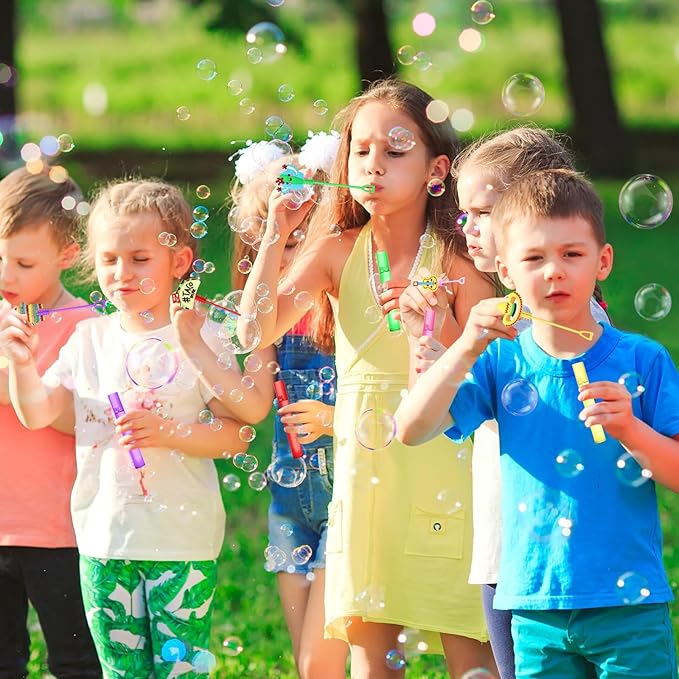 AFZMON 24Pcs Cinco De Mayo Party Favors Bubble Wands for Kids, Mexican Fiesta Mini Bubbles Wand Toys, Taco Party Supplies Goodie Gift Bag Stuffers Pinata Classroom Prizes