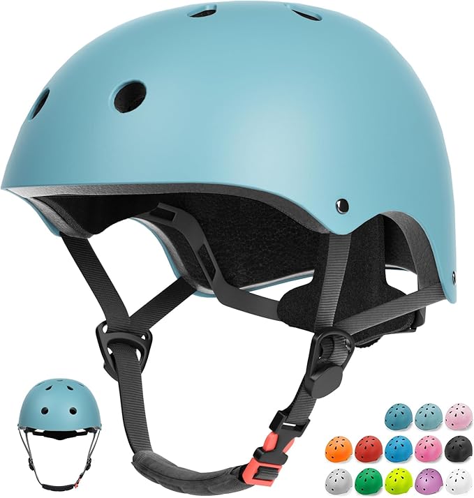 Glaf Toddler Helmet for 2-8 Years Kids Bike Helmets Baby Girls Boys Multi-Sport Adjustable Skateboard Bicycle Helmet Lightweight 3 Sizes for Toddler to Youth 8-14