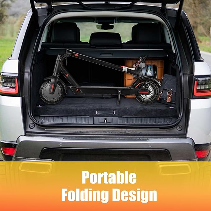 Electric Scooter Adults, Foldable 8.5" Tires E Scooter for Adults, 19 Mph, 350W Motor Fast Cooter, Kick Scooters Max 21 Miles Long Range for Commuting, Heavy Duty E-Scooter with Dual Braking System