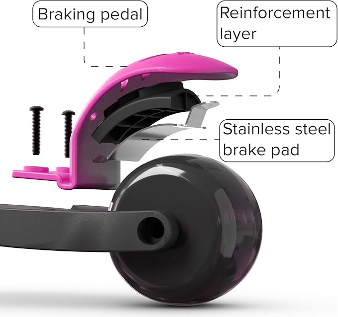 6KU Scooter for Kids Ages 3-10 with Flash Wheels, Kids Scooter 4 Adjustable Height, Toddler Scooter Extra-Wide PU LED Wheels, 3 Wheel Scooter for Kids for Girls & Boys Learn to Steer…