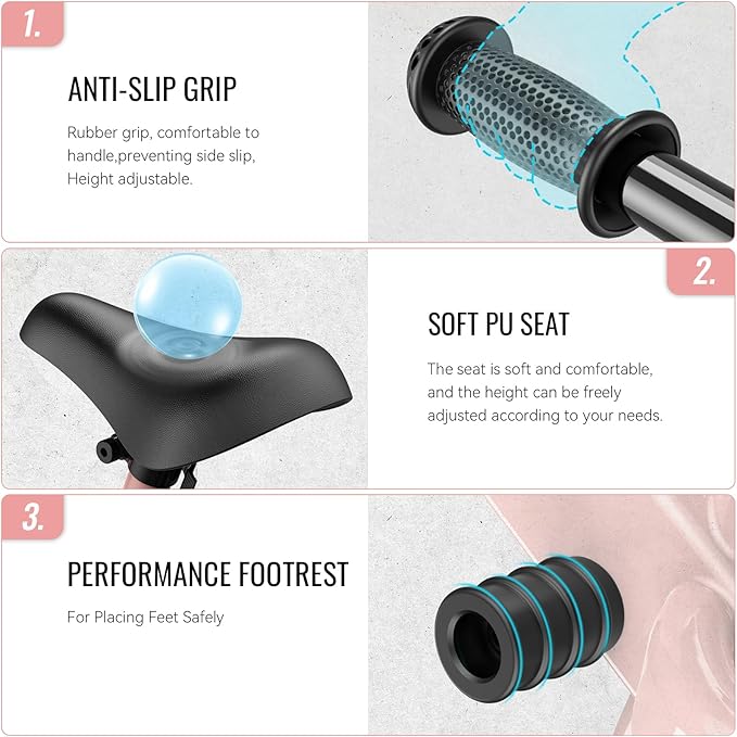 SEREED Toddler Balance Bike 2 Year Old, No Pedal Kids Toy Bike for 2-5 Years Old, Tool-Free Adjustment, Gift for 2-3 Girls, Customize Plate with 3pcs Stickers (Pink)