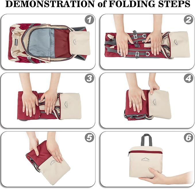 Hiking Backpack,Large 35L Travel Backpacks for Men Women,Water Resistant Ultra Lightweight Foldable Packable Camping Daypack for Outdoor Sports