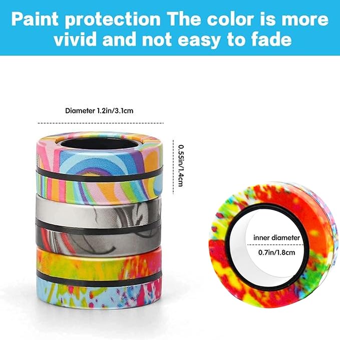 18Pcs Magnetic Rings Fidget Toys Spinner Set Stocking Stuffers for Kids Christmas Party Favors,Finger Magnet Rings Endless Hours of Fun ADHD Stress Relief Fidget Spinners for Birthday for Adults Teens