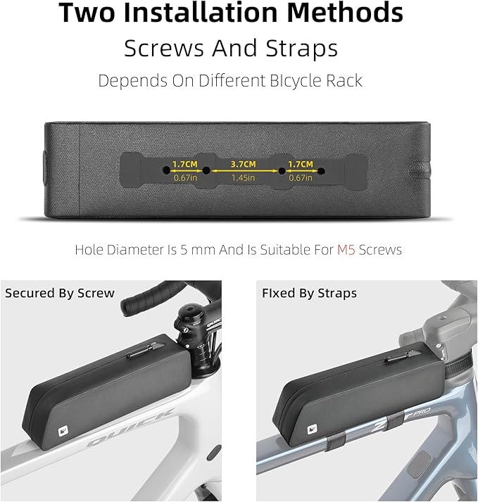 Rhinowalk Bike Frame Bag Waterproof Bicycle Top Tube Bag Cycling Tools Storage Bag for MTB Road Bike Accessory