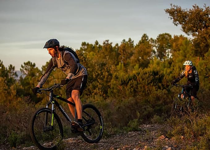 Lo.gas Mountain Bike Shorts for Men,3D Padded Loose-fit Cycling Biking Bicycle Shorts Mens with Underwear Zipper Pockets