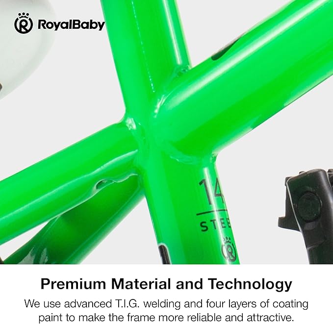 RoyalBaby Kids Bike EZ Freestyle Training Free Balance to Pedal Easy Learning Bicycle, 12-18 Inch for Toddlers to Big Kids