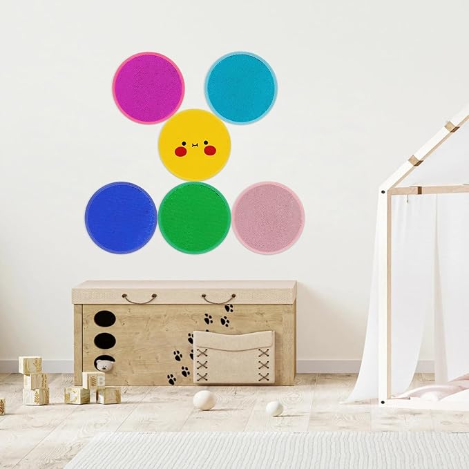 Sensory Wall Panel for Kids, Sequin Sensory Wall, Sensory Mats for Autistic Children and Toddlers, Wall Busy Board Sensory Room Must Haves (Flower)