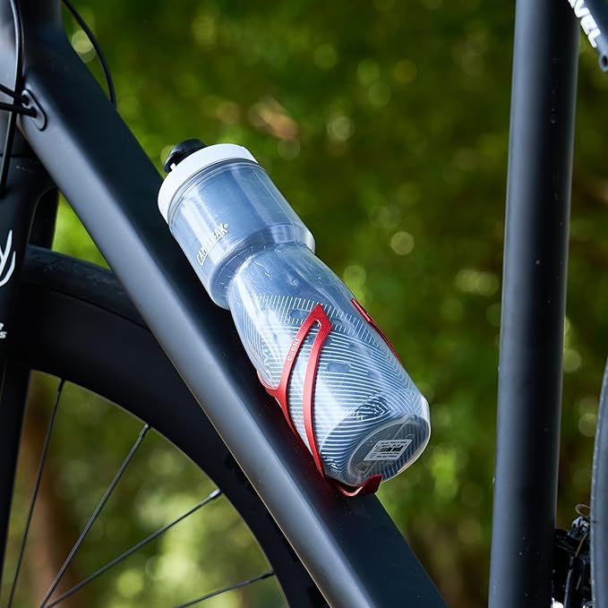 Corki Cycles Bike Water Bottle Holder Aluminum Alloy, Universal Bike Water Bottle Cage for Road, Mountain and Gravel Bikes -1 Pack - Red