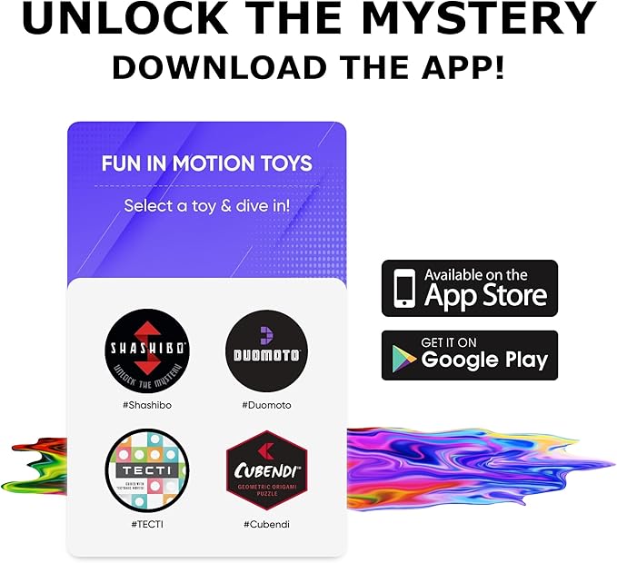 Shashibo Shape Shifting Box - Award-Winning Fidget Toy w/ 36 Rare Earth Magnets - Fidget Cube Transforms Into Over 70 Shapes, Sensory Toy Gift for Kids, Teens, and Adults (Cosmos)