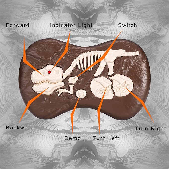 Remote Control Dinosaur Toys for Boys Electronic RC Spray Raptor Toy Walking Roaring Jurassic Spinosaurus Realistic 18.1" Dino Rechargeable Birthday Gift for Kids 3 4 5 6 7 8