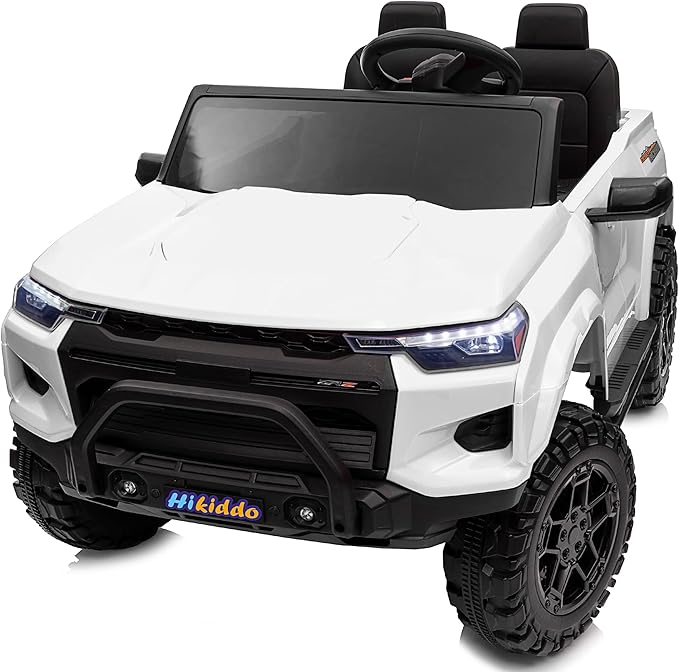 24V 10Ah Ride on Toy for Big Kids, 4WD 2 Seater Electric SUV Kids Car to Drive with Remote Control, 4x200W Motors - White