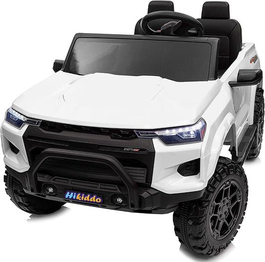 24V 10Ah Ride on Toy for Big Kids, 4WD 2 Seater Electric SUV Kids Car to Drive with Remote Control, 4x200W Motors - White