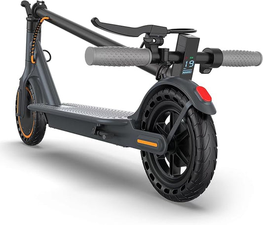 VOLPAM Electric Scooter, 350W/500W Powerful Motor, 8.5"/10" Solid Tires, 19/22Mph, 28/21/12 Miles Range,Dual Braking