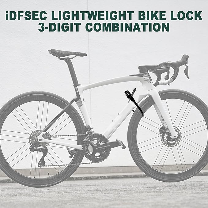 Zip Tie Lock, Adjustable Cable Tie with Stainless Steel Core - Multi-Purpose Cable Lock for Securing Helmets, Bicycles, Skis, Scooters, Café, Gate Door (1/Pack, Black)