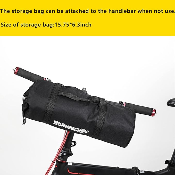Folding Bike Travel Bag - Fits 26 inch or Below Folding Bikes, Bicycle Transport Case for Air, Train Travel