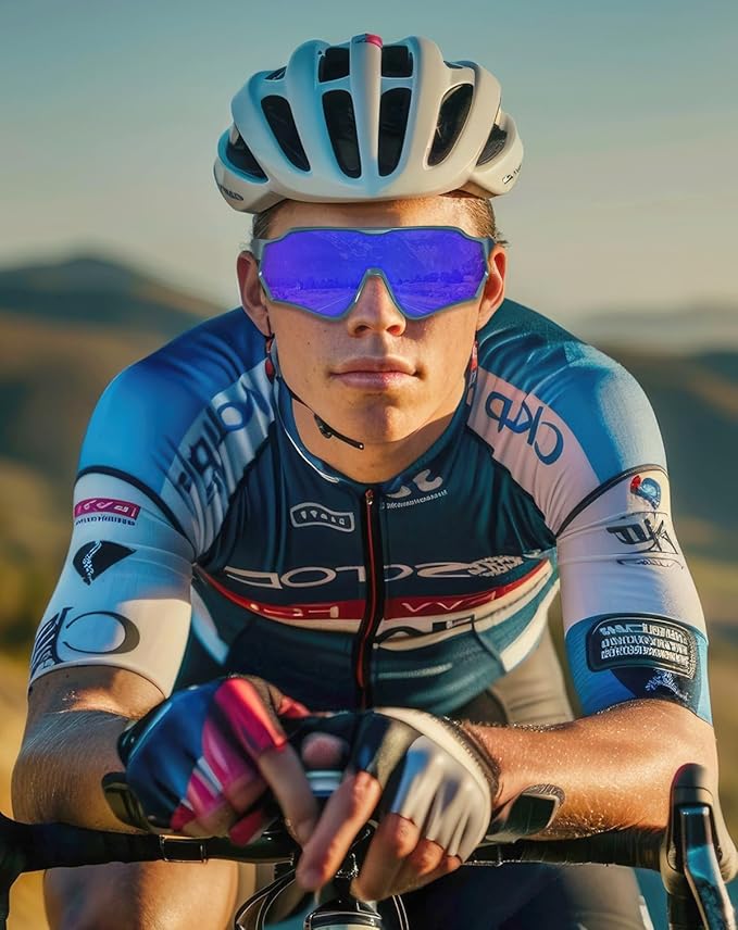 BEACOOL Polarized Running Sunglasses for Men Women UV400 Protection TR90 Sport Sunglasses for Fishing Cycling Baseball