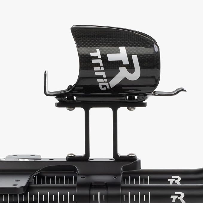 TRIRIG - BTA Bottle Mount Riser - Bike Water Bottle Cage Holder for Aerobar, Road and MTB Bikes - Adjustable Angle, T6-6061 Alloy, Handlebar Mount - Elevated Hydration System Accessories for Cycling