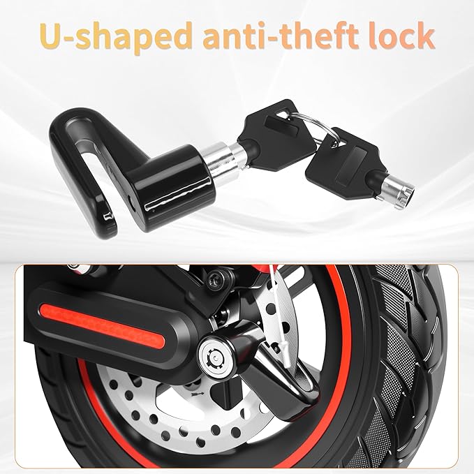 Electric Scooter Adults 16/22 Miles Long Range 8.5"/10" Tires Scooter Electric 500W Motor Brake Pad Lock Portable Foldable E Scooter for Adults Commuting