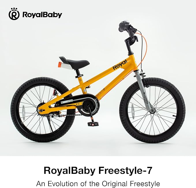 RoyalBaby Kids Bike EZ Balance to Pedal Dual Handbrake Toddlers Boys Girls Bicycle 12-20 Inch for Age 3-10 Years