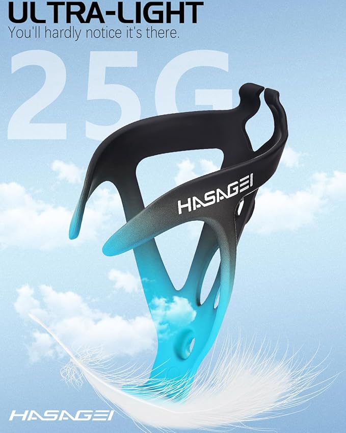 Bike Water Bottle Holder, Durable Non-Slip Lightweight Universal Bicycle Bottle Cage for Mountain/Road Cycling Accessories