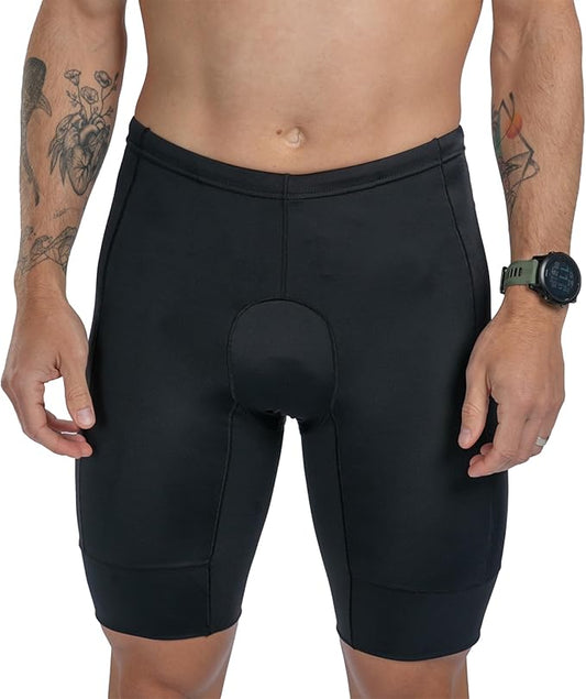 Zoot Men’s Core 9-Inch Tri Shorts, Quick Dry Performance Triathlon Shorts with Cycling Chamois Pad, Pockets & UPF 50+ Fabric