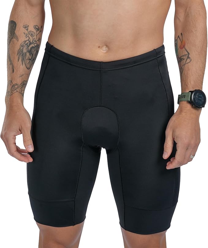 Zoot Men’s Core 9-Inch Tri Shorts, Quick Dry Performance Triathlon Shorts with Cycling Chamois Pad, Pockets & UPF 50+ Fabric