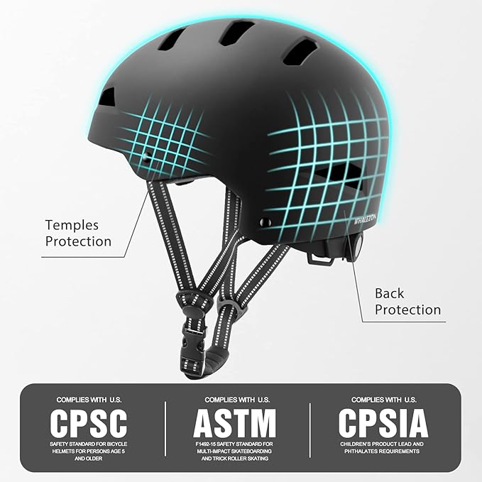 Kids Bike Helmet Ages 3-5-8-14, CPSC ASTM CPSIA Certified Toddler Helmet