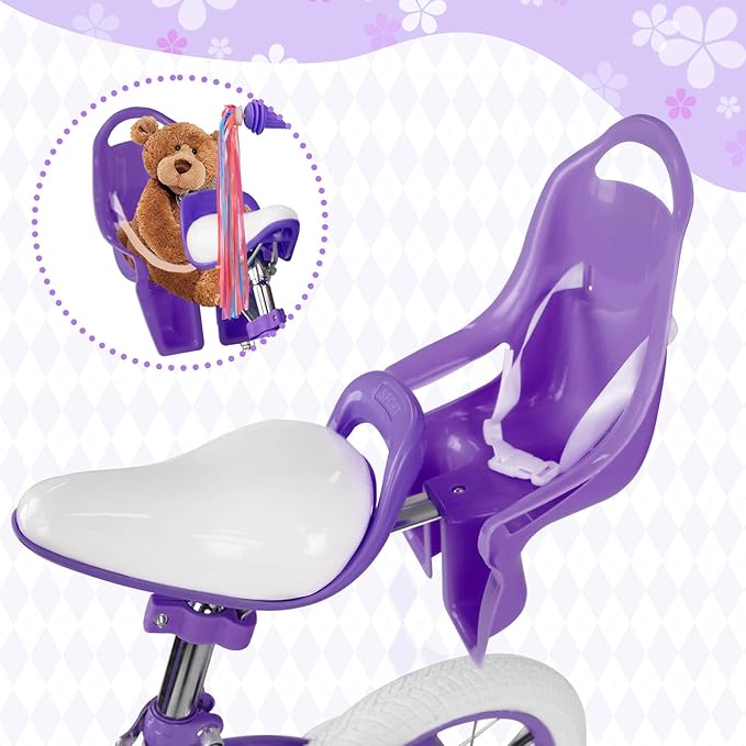 XJD Girls Bike for Toddlers and Kids Ages 2-12 Years Old,12 14 16 Inch Kids Bike with Training Wheels & Basket