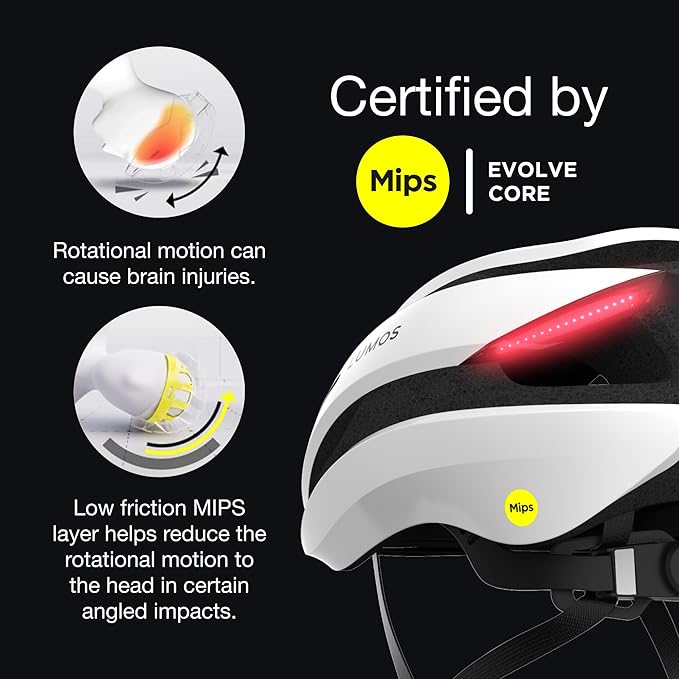 Lumos Ultra Smart Bike Helmet | Customizable Front and Back LED Lights with Turn Signals | Road Bicycle Helmets for Adults: Men, Women