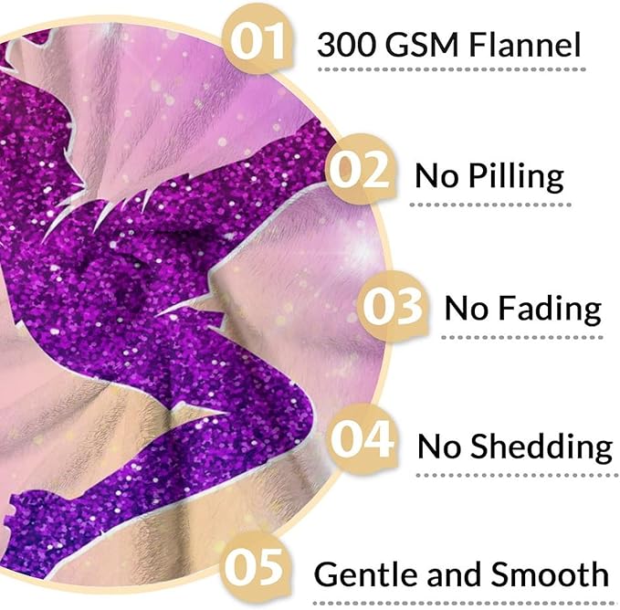 Soccer Blanket Gifts for Girls, 60x80 Inches Sport Throw Blanket for Women Kids Teens, Pink Soft Fuzzy Blankets for Couch Sofa Bed, Soccer Lovers Gifts