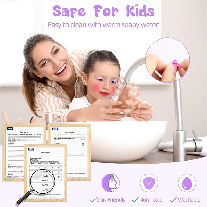 Websonaw Kids Makeup Kit for Girl,Safe & Non Toxic Washable Makeup for Kids