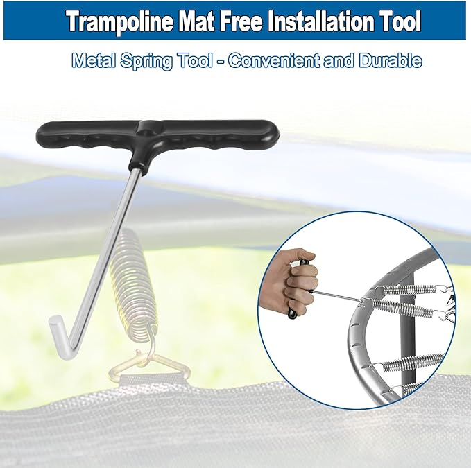 Ketofa 12FT 14FT 15FT Trampoline Mat Replacement, Fits 5.5" Springs 72 80 V-Hooks Round Trampoline Frame,Premium Trampoline Jumping Mat (Excluding Frame and Spring)