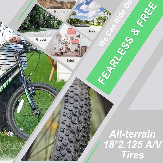 AVASTA Bilbo 18 20 Inch Kids Bike for Boys Girls 5-10 Years Old, Retro Style High Carbon Steel Bicycle with Adjustable Handlebars and Seat, Dual V-Brakes, Kickstand, Multiple Colors